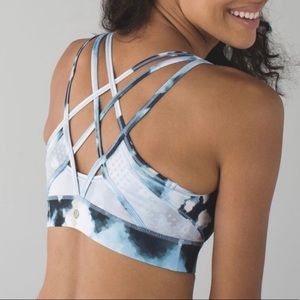 Lululemon Blue and White Sportsbra